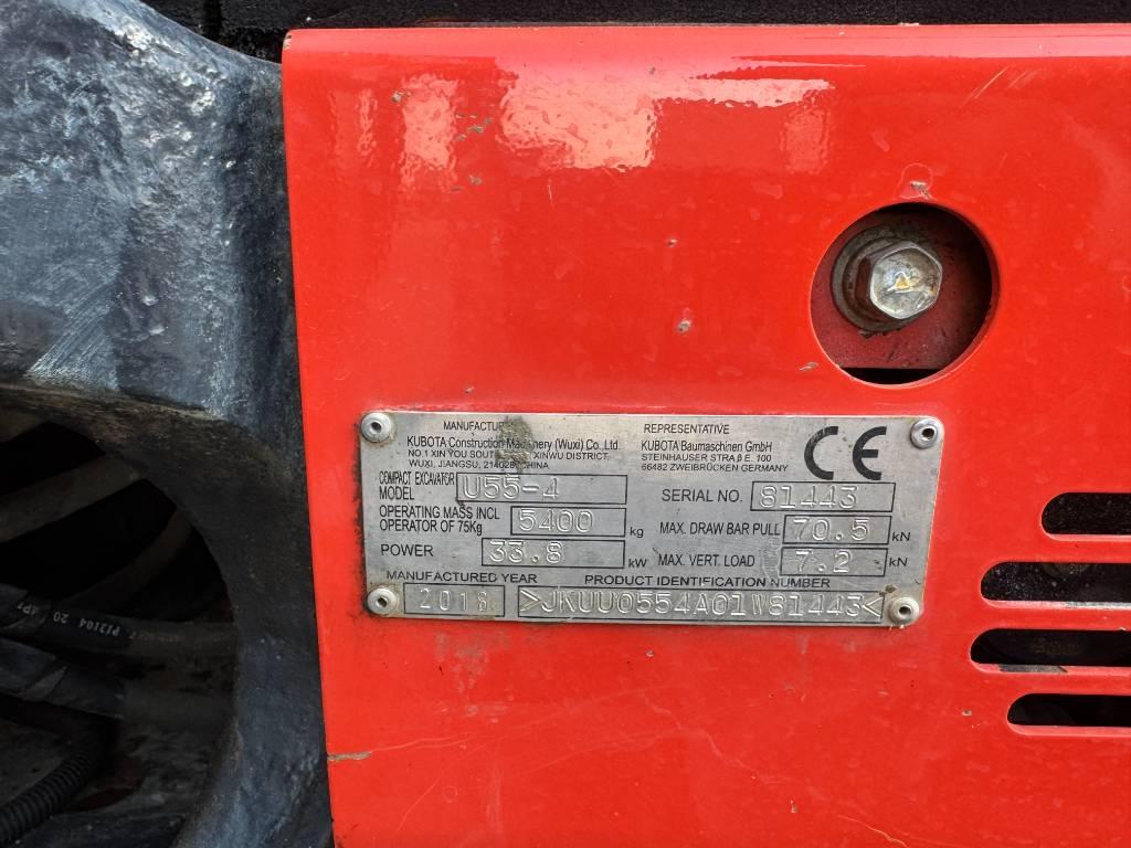 Kubota U 55-4 Mini excavadoras < 7t